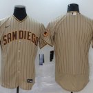 men's & youth Activewear Baseball San Diego Padres Uniform Blank Jerseys Tan Alternate Elite Shirt