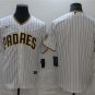 men's & youth Activewear Baseball San Diego Padres Uniform Blank Jerseys White Home Player Shirt