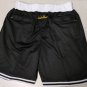 men's San Diego Padres Black Just Don Pocket Zipper Baseball Shorts
