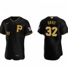men's & youth Baseball Team Uniform 32 Henry Davis Jerseys Black Alternate Player Elite Shirt