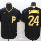 men's & youth Baseball Team Uniform 24 Barry Bonds Jerseys Black Alternate Retired Player Shirt