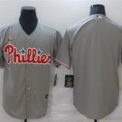 men's & youth Baseball Philadelphia Phillies Uniform Blank Jerseys Gray Road Player Game Shirt