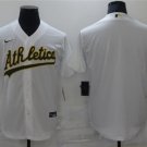 men's & youth Baseball Oakland Athletics Uniform Blank Jerseys White Home Player Game Shirt