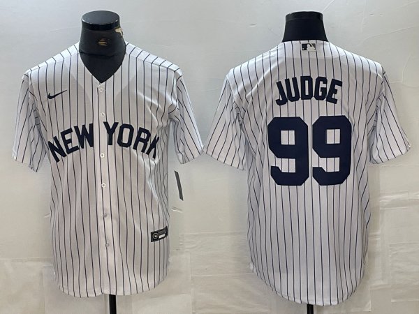 men's & youth Baseball NYY Team Uniform 99 Aaron Judge Jerseys White Home Limited Player Shirt