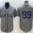 men's & youth Baseball NYY Team Uniform 99 Aaron Judge Jerseys Grey Gridiron CoolBase Player Shirt
