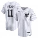 men's & youth Baseball NYY Team Uniform 11 Anthony Volpe Jerseys White Home Limited Player Shirt