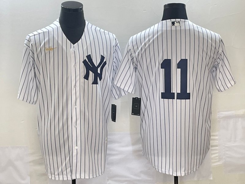 men's & youth Baseball NYY Team Uniform 11 Anthony Volpe Jerseys White Coopestown Player Shirtr