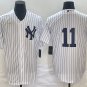 men's & youth Baseball NYY Team Uniform 11 Anthony Volpe Jerseys White Coopestown Player Shirtr