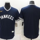men's & youth Baseball New York Yankees Uniform Blank Jerseys Navy Cooperstown V Neck Shirt