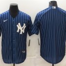 men's & youth Baseball New York Yankees Uniform Blank Jerseys Navy Pinstripe Alternate Player Shirt