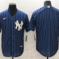 men's & youth Baseball New York Yankees Uniform Blank Jerseys Navy Pinstripe Alternate Player Shirt