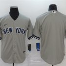 men's & youth Baseball New York Yankees Uniform Blank Jerseys Gray Road Player Game Shirt