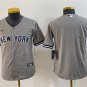 men's & youth Baseball New York Yankees Uniform Blank Jerseys Gray Road Player Game Shirt
