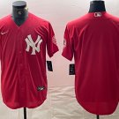 men's & youth Baseball New York Yankees Uniform Blank Jerseys Red Patch CoolBase Player Shirt