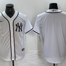 men's & youth Baseball New York Yankees Uniform Blank Jerseys White CoolBase Player Shirt