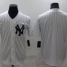 men's & youth Baseball New York Yankees Uniform Blank Jerseys White Cooperstown Player Shirt