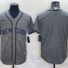 men's & youth Baseball New York Yankees Uniform Blank Jerseys Grey Gridiron CoolBase Player Shirt