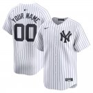 men's & youth Baseball New York Yankees 00 Custom name number Jerseys White Home Limited Shirt
