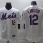 men's & youth Baseball NYM Team Uniform 12 Francisco Lindor Jerseys White Home Player Elite Shirt
