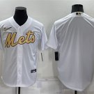 men's & youth Baseball New York Mets Uniform Blank Jerseys White 2022 All-Star Game CoolBase Shirt