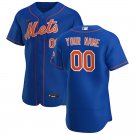 men's & youth Baseball New York Mets 00 Custom name number Jerseys Royal Alternate Player Shirt