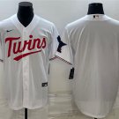 men's & youth Baseball Minnesota Twins Uniform Blank Jerseys 2023 White Home Player Game Shirt