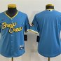 men's & youth Baseball Milwaukee Brewers Uniform Blank Jerseys Blue City Connect Player Game Shirt