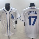 men's & youth Baseball LAD Team Uniform 17 Shohei Ohtani Jerseys White CoolBase Player Shirt