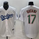men's & youth Baseball LAD Team Uniform 17 Shohei Ohtani Jerseys WhiteGreen Home Player Game Shirt