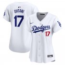 women's Baseball LAD Team Uniform 17 Shohei Ohtani Jerseys White Home Limited Player lady Shirt