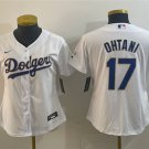 women's Baseball LAD Team Uniform 17 Shohei Ohtani Jerseys White 2021 Gold Program lady Shirt