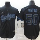 men's & youth Baseball LAD Team Uniform 50 Mookie Betts Jerseys Lights Out Black Fashion Shirt