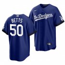 men's & youth Baseball LAD Team Uniform 50 Mookie Betts Jerseys Royal City Connect Player Shirt