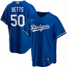 men's & youth Baseball LAD Team Uniform 50 Mookie Betts Jerseys Royal Alternate Player Game Shirt