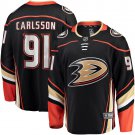 men's & youth Anaheim Ducks 91 Leo Carlsson Jersey Black