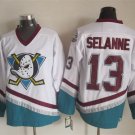 men's & youth Anaheim Ducks 13 Teemu Selanne Jersey white