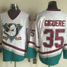 men's & youth Anaheim Mighty Ducks 35 Jean-Sebastien Giguere Jersey White