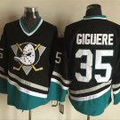men's & youth Anaheim Mighty Ducks 35 Jean-Sebastien Giguere Jersey black