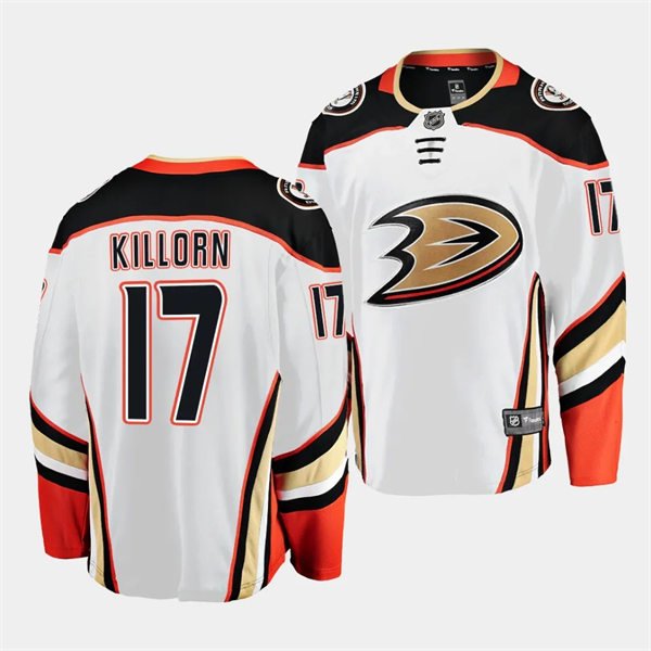men's & youth Anaheim Ducks #17 Alex Killorn Jersey Away White