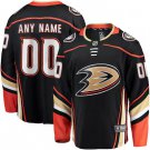 men's & youth Anaheim Ducks 00 Custom name number Jersey Black