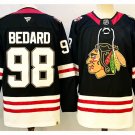 men's & youth Chicago Blackhawks #98 Connor Bedard Jersey 2025 Black 100th Anniversary