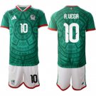 adult & kids Mexico Soccer Uniform Suit 10 Alexis Vega Jersey Set Home 2026 Green Activewear
