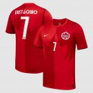 adult & kids Canada Soccer Team Uniform 7 Stephen Eustáquio Jersey Home 2026 Red Activewear