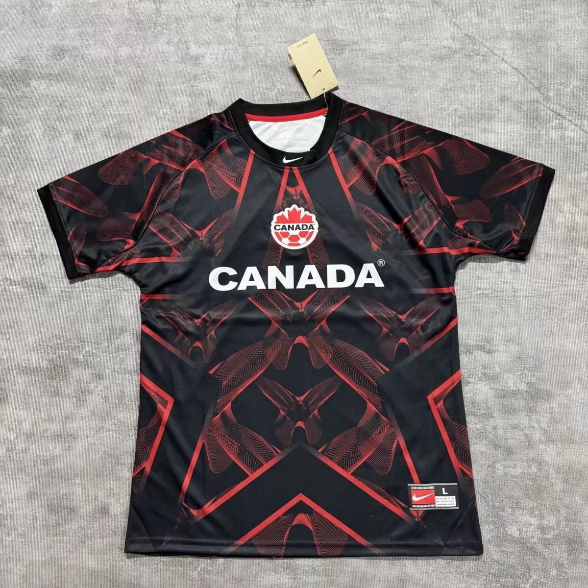 adult unisex Canada Soccer Team Uniform Blank Jersey 2026 Hollywood Special Black Activewear