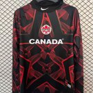 adult unisex Canada Soccer Team Uniform Blank Jersey 2026 Hollywood Special Black Long-Sleeve