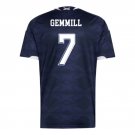 adult & kids Scotland National Soccer Team Uniform 7 GEMMILL Jersey Home 2026 Navy Activewear