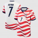 adult & kids USA National Soccer Team Uniform 7 Giovanni Reyna Jersey Home 2026 Red Activewear