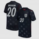 adult & kids USA National Soccer Team Uniform 20 Folarin Balogun Jersey Away 2026 Navy Activewear