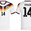 adult & kids Germany National Soccer Team Uniform 14 Stiller Jersey Home 2026 White Activewear