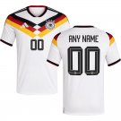 adult & kids Germany National Soccer Uniform 00 Custom name number Jersey Home 2026 White Activewear
